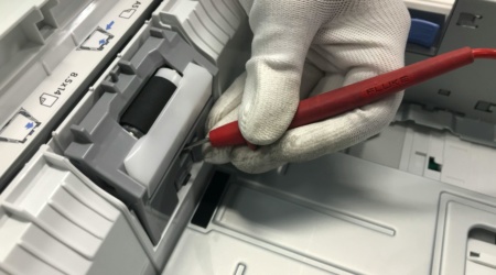 Image of repairing a printer